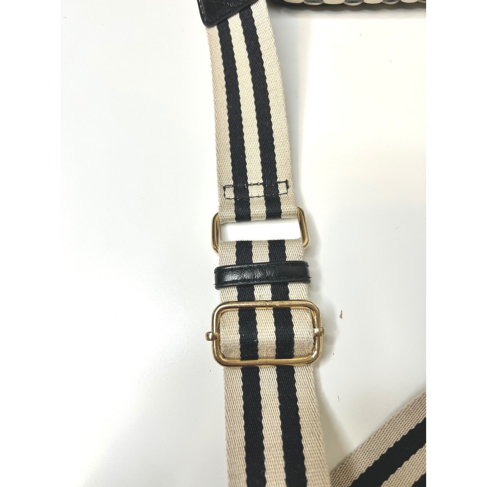 Universal Thread Woven Checker Camera Bag Black Cream - Picture 7 of 8
